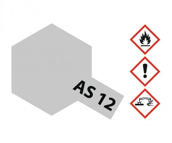 AS-12 Flat Bare Metal Silver, paint spray, 100 ml