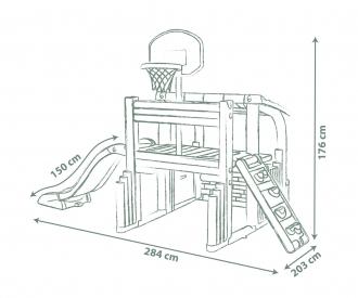 Smoby Life Spiel- und Klettergerüst Fun Center