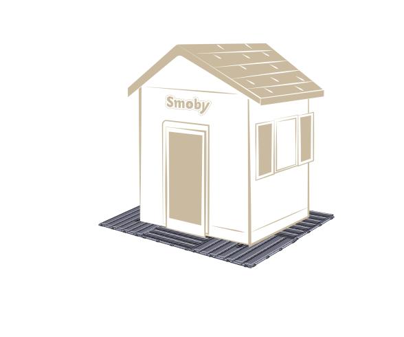 Smoby Life Set De 6 Dalles 45 X 45 Cm