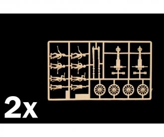 Italeri British Artillery Model Kit 1:72 Scale