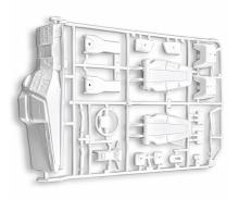 Volvo Cockpit L-Teile Tüte, Modellzubehör Spritzling