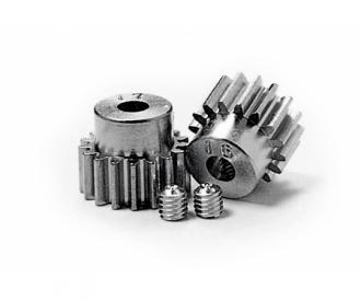 Pinion Gear-Set 16/17T Alu M0.6 for RC Chassis