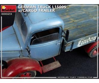 1:35 Ger. Truck L1500S w/Cargo Trailer