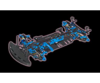 1:10 TRF421X Chassis Kit, RC assembly kit