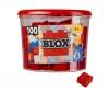 Blox 100 briques rouges 4 plots en boîte