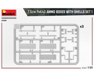 1:35 Dt. 7,5cm PaK40 Munitionski. Set 1