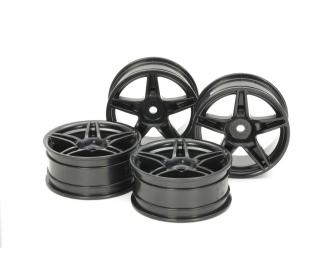 1:10 Twin5spk Wheels +2 Bla (4) 24mm