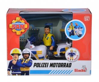 Moto de police Sam avec figurine