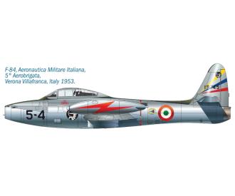 Italeri F-84G Thunderjet Model Kit 1:72