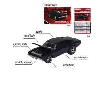 Vintage Dodge Charger R/T, black