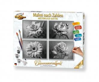 Flower Diversity Quattro - Painting by Numbers