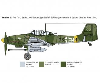 Italeri Ju-87G-2 Kanonenvogel Aircraft Kit 1:72
