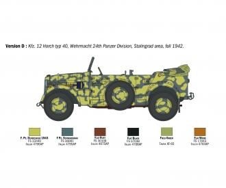 Kfz.12 Horch 901 typ 40 Early Version Kit