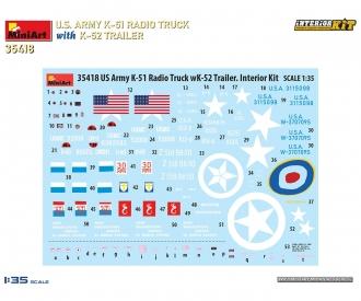 1:35 US Radio Truck K-51 w/ trailer K-52