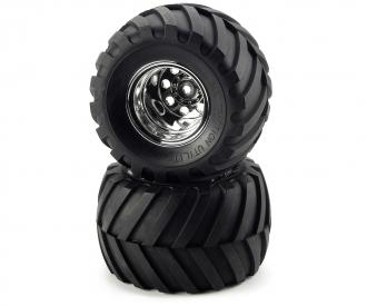 Rear Tire & Wheel (2), RC spare wheel set