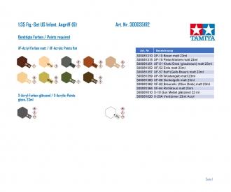 1:35 Fig-Set US Infantry Assault, plastic model kit