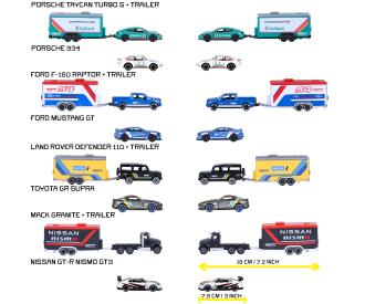 Majo Racing Trailer 4 Asst