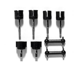 TT-01/E/R Radachsen/Antriebswel.-Set (2)
