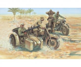 Italeri WWII German Motorcycles Model Kit 1:72
