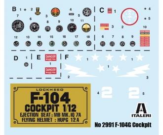 Italeri 1:12 F-104G Cockpit Model Kit