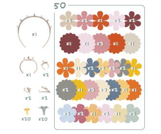 Smoby Crea Flower Schmuck-Nachfüllset