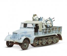 1:35 Ger. Halftr. w/4-Bar.AA Gun, model kit