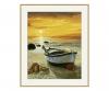 Fishing Boat on the Beach  40 x 50 cm - Painting by Numbers