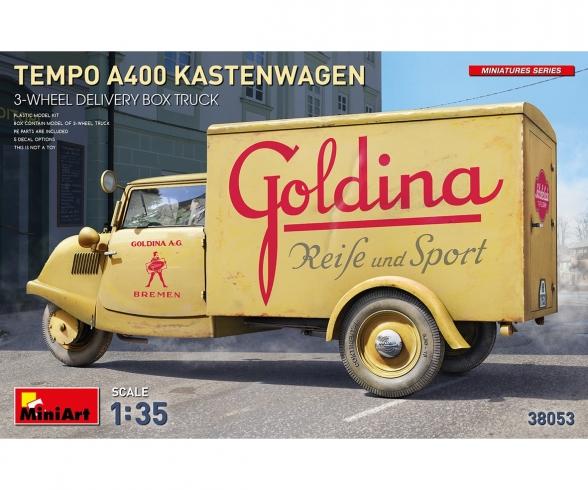 1:35 Tempo A400 3 Wheel Delivery Truck