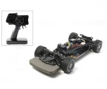 1:10 RC TT-02 Chassis, aufgebaut