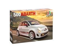 Italeri Fiat 500 Abarth 2008 Model Kit 1:24