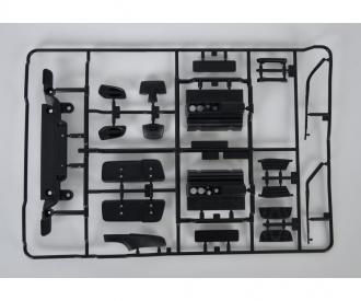 Mirror Step Parts Set for MB Arocs Model Truck