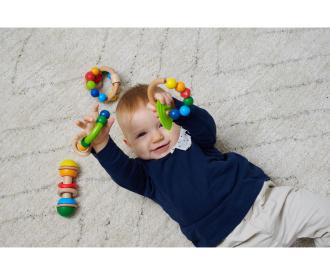 Eichhorn Baby Greifling mit Beißplatte