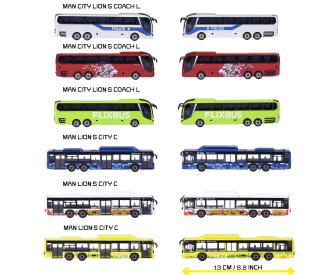 City MAN Bus Die-Cast Toy Bus