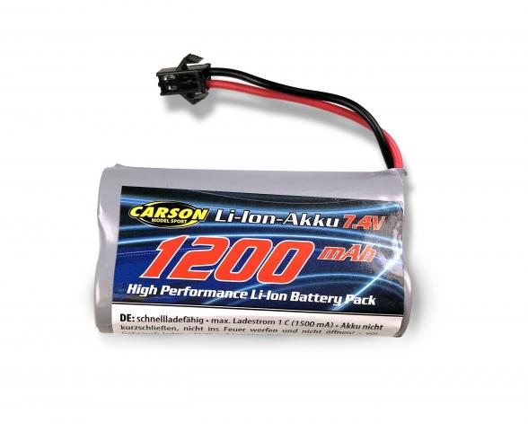 7,4V/1200mAh Li-ION Race Akku JST. HC