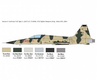 Northrop F-5E Tiger II Aircraft Model Kit 1:48