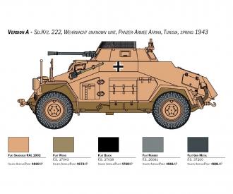 1:56 Deu. Sd. Kfz. 222/223 char de reconnaissance