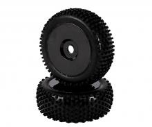 1:8 Tyre Set Dish black 2pcs