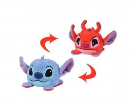 Disney Lilo & Stitch Peluche Réversible Leroy/Stitch, 8 cm