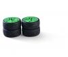 1:10 Wheel Set, model accessory, green 10-spoke