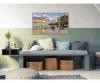 Evening Mood in Paradise Triptych - Painting by Numbers