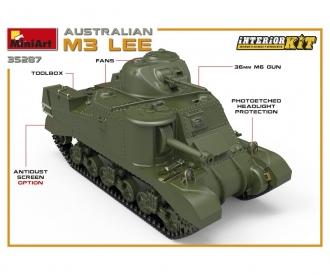 1:35 Intérieur de la M3 Lee australienne