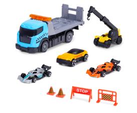Formula Racer Set Die-Cast Flatbed Truck