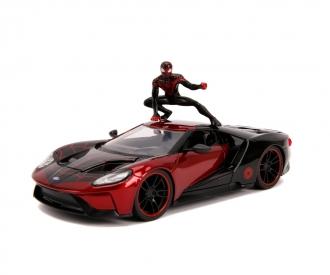 Marvel Miles Morales 2017 Ford GT 1:24