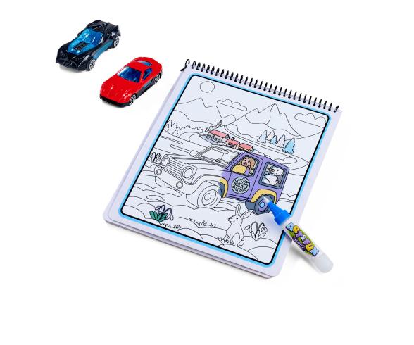 Art&Fun XL Water Pen Cars Coloring Book