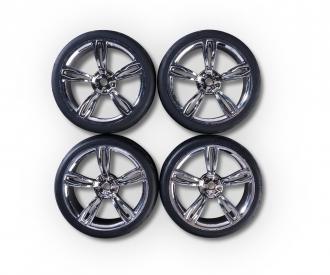 1:10 wheel set 10 Sp.Design (4) chrome