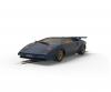 1:32 Lamorghini Countach Blue&Gold HD