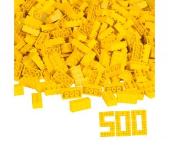 Blox 500 briques 8 plots jaunes en vrac