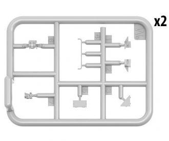 1:35 SLA APC T-54 m Lame de déneigement/intérieur