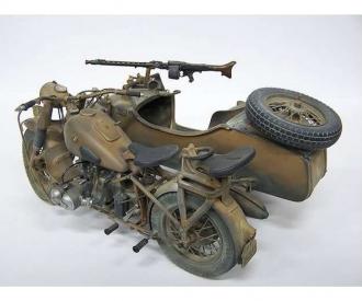 BMW R75 Military Motorcycle with Sidecar 1:9