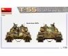 1:35 T-55 CZ Prod. M. KMT-5M Rouleau de mines